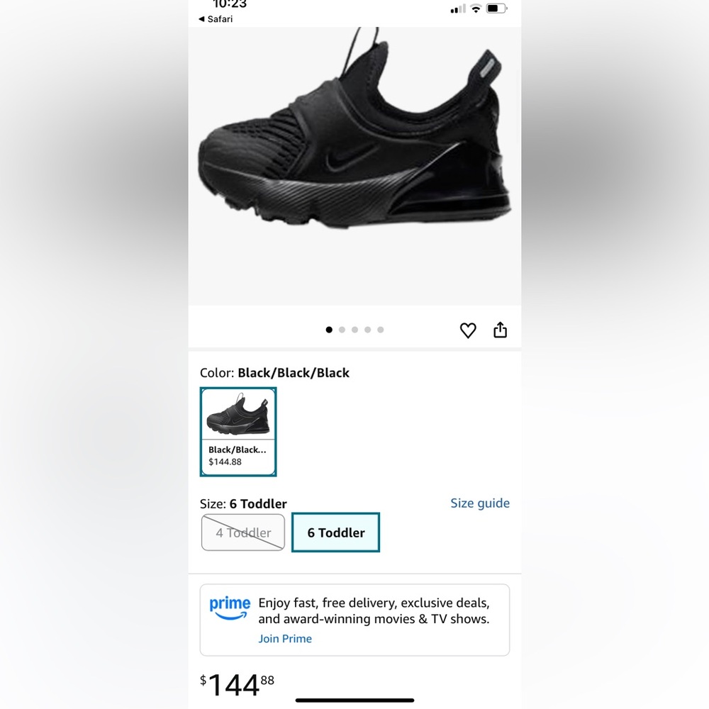 Nike Kids Max 270 Extreme Casual Shoes sz 5c